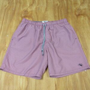 TED BAKER Pinch Geo-Print Swim Shorts Ted Sz 5 Mens XL Purple White Swim Trunks